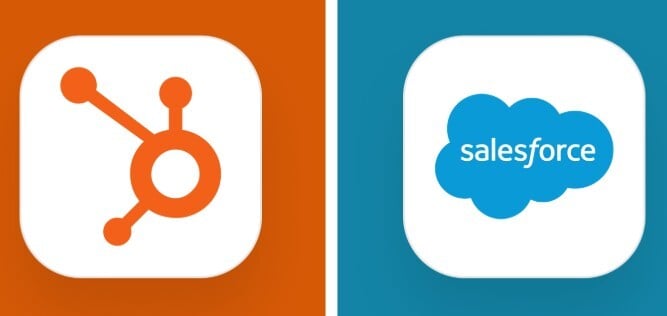 HubSpot vs Salesforce for mid-size B2B industrial