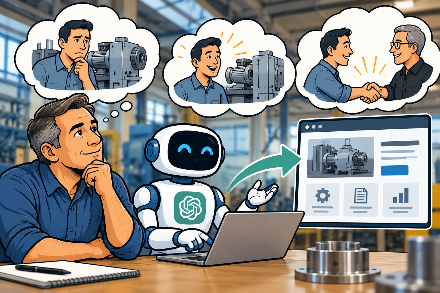AI marketing for B2B industrials